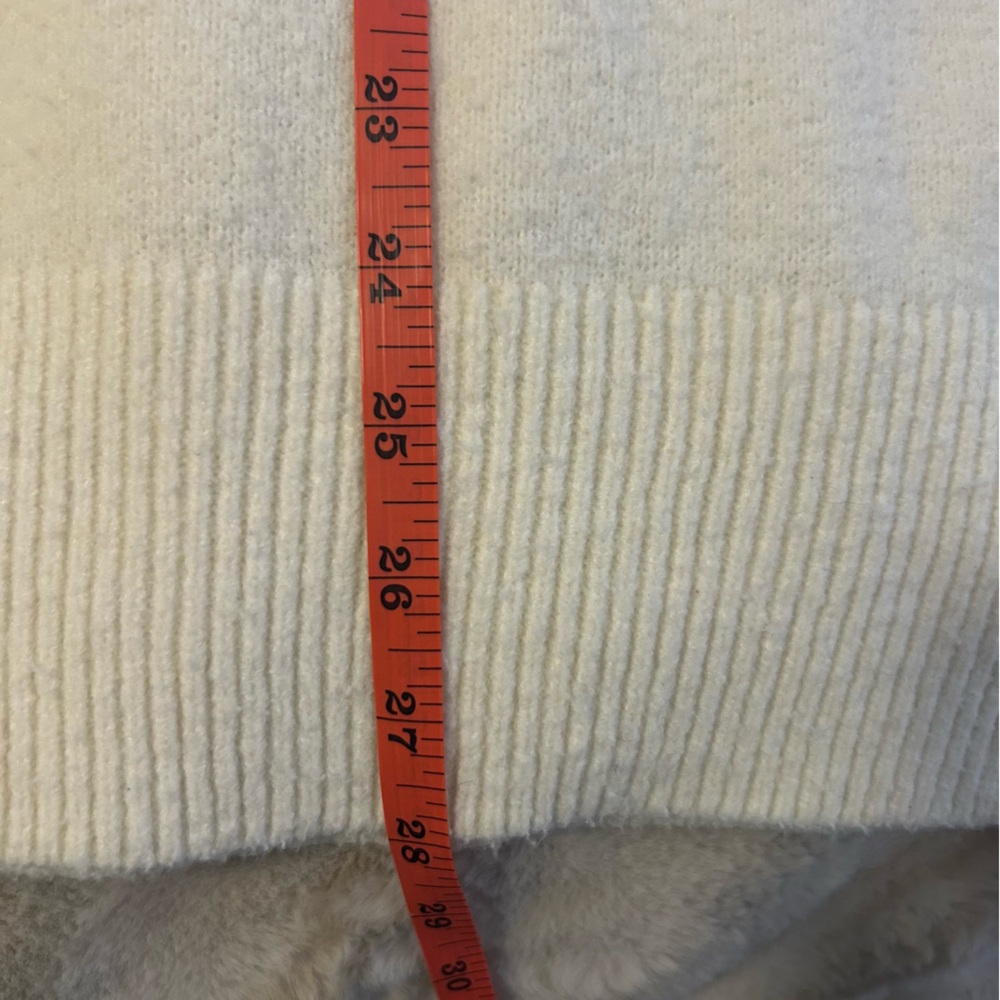 Aerie Cream Crew Neck Sweater - Picture 5 of 6